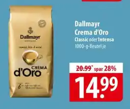 Famila Nord Ost Dallmayr Crema d'Oro Classic oder Intensa Angebot
