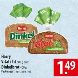 Famila Nord Ost Harry Vital+fit oder Dinkelbrot Angebot