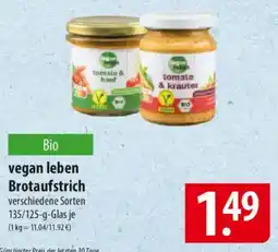 Famila Nord Ost vegan leben Brotaufstrich Angebot