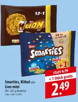 Famila Nord Ost Smarties, Kitkat oder Lion mini Angebot