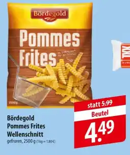 Famila Nord Ost Bördegold Pommes Frites Wellenschnitt Angebot
