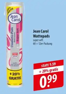 Famila Nord Ost Jean Carol Wattepads super soft Angebot