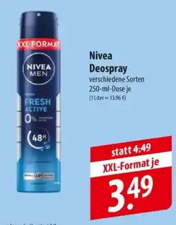 Famila Nord Ost Nivea Deospray Angebot