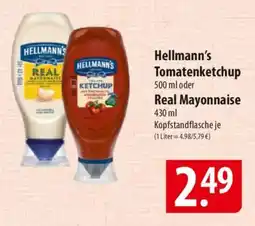 Famila Nord Ost Hellmann's Tomatenketchup oder Real Mayonnaise Angebot