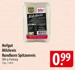 Famila Nord Ost Hofgut Milchreis Rundkorn Spitzenreis Angebot