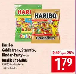 Famila Nord Ost Haribo Goldbären-, Starmix-, Kinder-Party oder Knallbunt-Minis Angebot