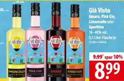 Famila Nord Ost Già Visto Amaro, Pink Gin, Limoncello oder Aperitivo Angebot