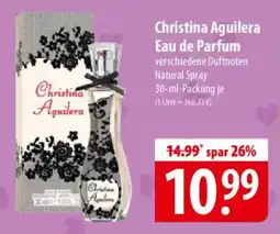 Famila Nord Ost Christina Aguilera Eau de Parfum Angebot