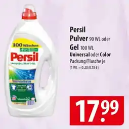 Famila Nord Ost Persil Pulver 90 WL oder Gel 100 WL Universal oder Color Angebot