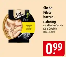 Famila Nord Ost Sheba Filets Katzennahrung Angebot