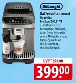 Famila Nord Ost DeLonghi Kaffeevollautomat Magnifica Evo Ecam 290.81.TB 7 Angebot