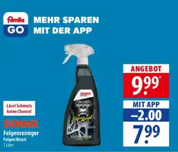Famila Nord Ost SONAX Felgenreiniger Felgen Beast Angebot