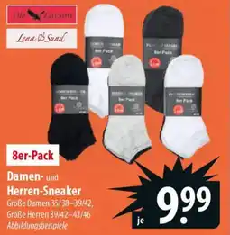 Famila Nord Ost Lena Sund 8er-Pack Damen- und Herren-Sneaker Angebot