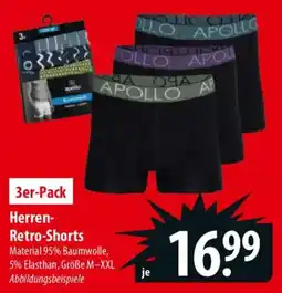 Famila Nord Ost APOLLO 3er-Pack Herren- Retro-Shorts Angebot