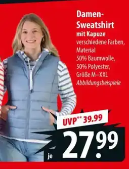 Famila Nord Ost Damen- Sweatshirt mit Kapuze Angebot