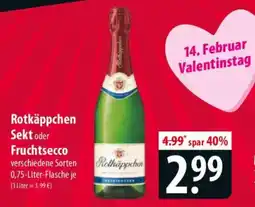 Famila Nord Ost Rotkäppchen Sekt oder Fruchtsecco Angebot