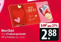 Famila Nord Ost Mon Chéri 15+3 Pralinen geschenkt Angebot
