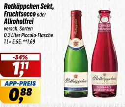 Simmel Rotkäppchen Sekt, Fruchtsecco oder Alkoholfrei Angebot
