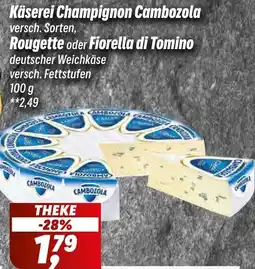 Simmel Käserei Champignon Cambozola Rougette oder Fiorella di Tomino Angebot