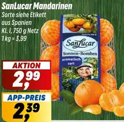 Simmel SanLucar Mandarinen Angebot