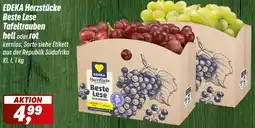 Simmel EDEKA Herzstücke Beste Lese Tafeltrauben hell oder rot Angebot