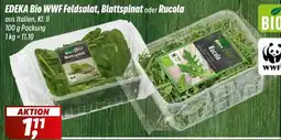 Simmel EDEKA Bio WWF Feldsalat, Blattspinat oder Rucola Angebot