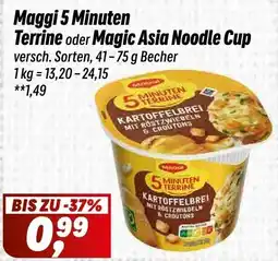 Simmel Maggi 5 Minuten Terrine oder Magic Asia Noodle Cup Angebot
