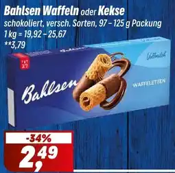 Simmel Bahlsen Waffeln oder Kekse Angebot