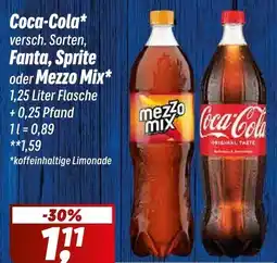 Simmel Coca-Cola Fanta, Sprite oder Mezzo Mix Angebot