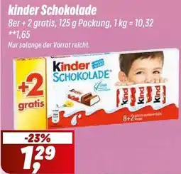Simmel kinder Schokolade Angebot