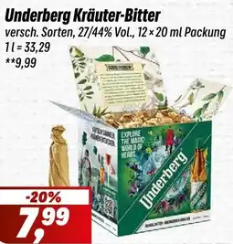 Simmel Underberg Kräuter-Bitter Angebot