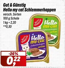 Simmel Gut & Günstig Hello my cat Schlemmerhappen Angebot