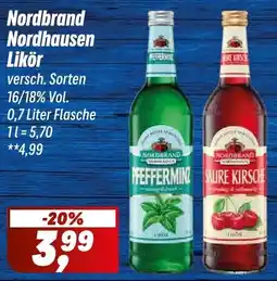 Simmel Nordbrand Nordhausen Likör Angebot