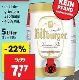 Thomas Philipps Bitburger Premium Pils Partyfass Angebot