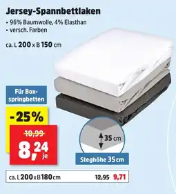 Thomas Philipps Jersey-Spannbettlaken Angebot