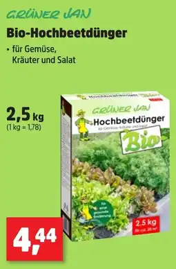 Thomas Philipps GRÜNER JAN Bio-Hochbeetdünger Angebot