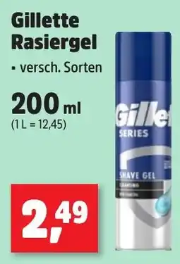 Thomas Philipps Gillette Rasiergel Angebot
