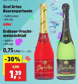 Thomas Philipps Graf Artos Beerenperlwein oder Erdbeer-Frucht- weincocktail Angebot