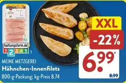 Aldi Süd MEINE METZGEREI Hähnchen-Innenfilets Angebot