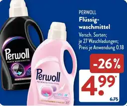 Aldi Süd PERWOLL Flüssig waschmittel Angebot