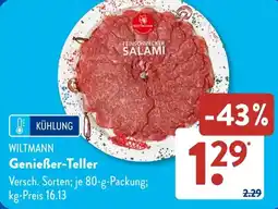 Aldi Süd WILTMANN Genießer-Teller Angebot