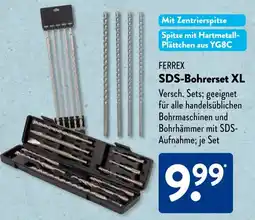 Aldi Süd FERREX SDS-Bohrerset XL Angebot