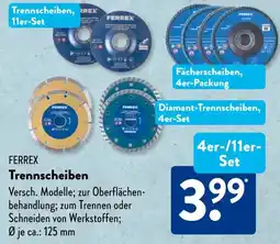 Aldi Süd FERREX Fächerscheiben, 4er-Packung Angebot