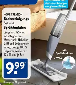 Aldi Süd HOME CREATION Bodenreinigungs- Set mit Sprühfunktion Angebot