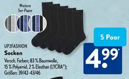 Aldi Süd UP2FASHION Socken Angebot