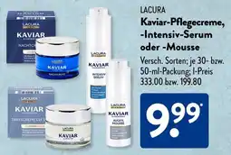 Aldi Süd LACURA Kaviar-Pflegecreme, -Intensiv-Serum oder -Mousse Angebot