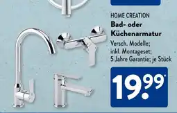 Aldi Süd HOME CREATION Bad- oder Küchenarmatur Angebot