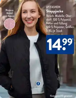 Aldi Süd UP2FASHION Steppjacke Angebot