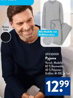 Aldi Süd UP2FASHION Pyjama Angebot