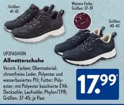 Aldi Süd UP2FASHION Allwetterschuhe Angebot